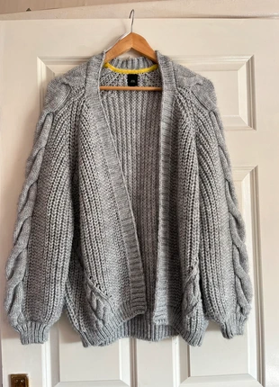 River island grey chunky cardigan, brand: River Island, condition: New without tags, size: XS / 34 / 6, €20.00, €21.70 includes Buyer Protection