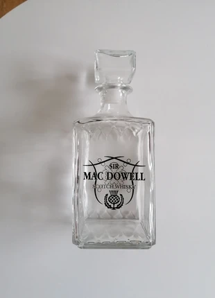 Carraffe bouteille whiskey sir Mc Dowell En verre a, marque: Sir Mac Dowell, état: Très bon état, 4,00 €, 4,90 € Protection acheteurs incluse