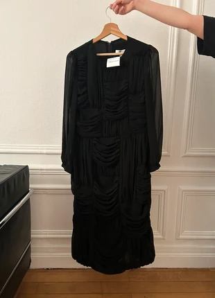 Robe noire Comme des Garçons, marca: Comme des Garçons, estado: Nuevo con etiquetas, tamaño: XS / 34 / 6, 680,00 €, 714,70 € Protección al comprador incluida