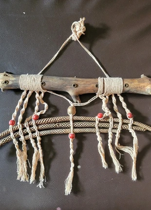 Peça de Macramé com elementos vegetais, brand: Handmade, condizioni: Buone, €10.00, €11.20 include la Protezione acquisti