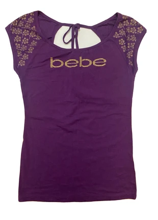 Purple Bebe Shirt, brand: Bebe, condition: New without tags, size: 6 / S, $8.00, $9.10 includes Buyer Protection