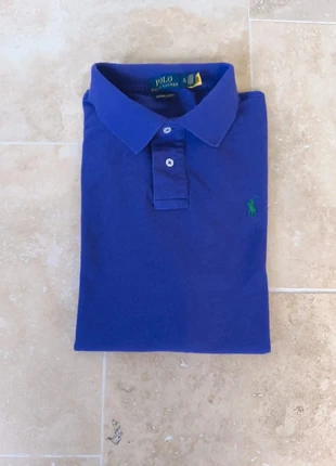 Polo Ralph Lauren homme taille XL slim fit violet logo gris/vert proche état neuf, brand: Ralph Lauren, condition: New without tags, size: XL, €26.99, €29.04 includes Buyer Protection Pro