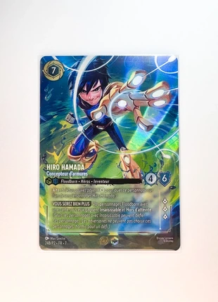 Disney Lorcana TCG Ravensburger FR - Hiro Hamada PROMO (Concepteur d'armures) Chapitre 7, marca: Ravensburger, estado: Nuevo, 40,00 €, 42,70 € Protección al comprador Pro incluida