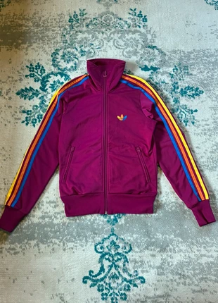 Adidas Retro Firebird Traningsjacke - Lila/Bunt - Größe 34 - Y2K - Pasha Style - Jacke, marque: adidas, état: Bon état, taille: XS / 34 / 6, 32,99 €, 35,34 € Protection acheteurs incluse