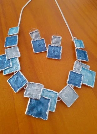 Collier & boucles D'oreilles, marca: sans marque, estado: Novo sem etiquetas, €5.50, €6.48 inclui Proteção do Comprador