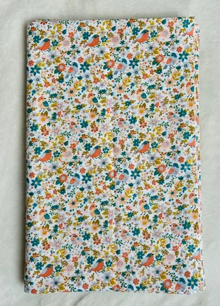 Tissu coton imprimé petit oiseau ~ 100cm x 50cm, marque: Okeo-tex, état: Neuf sans étiquette, 4,99 €, 5,94 € Protection acheteurs (Pro) incluse