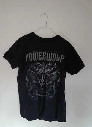 T-shirt homme Powerwolf - Motif "Crest Metal Is Religion", marque: POWERWOLF, état: Très bon état, taille: M, 15,00 €, 16,45 € Protection acheteurs incluse