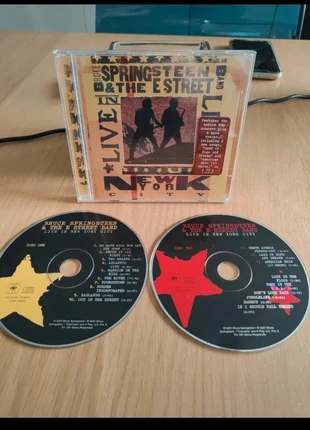 Doppio CD Bruce Springsteen "Live in New York City" del 2001, estado: Muito bom, €5.90, €6.90 inclui Proteção do Comprador