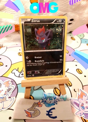 Zorua 9/12 -Schwarz & Weiß Promo, merk: Pokémon, staat: Als nieuw, € 1,00, € 1,75 inclusief Kopersbescherming