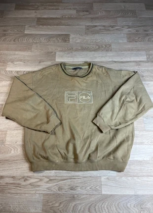 Sweat Fila kaki vintage, marca: FILA, estado: Muy bueno, tamaño: M, 4,00 €, 4,90 € Protección al comprador incluida