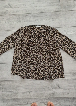 Blouse léopard Mango tS ample, merk: Mango, staat: Heel goed, maat: S / 36 / 8, € 18,00, € 19,60 inclusief Kopersbescherming