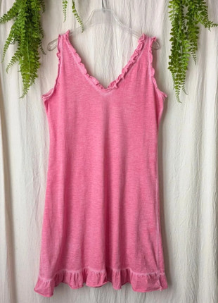 Robe rose légère double décolleté V détails volantés, brand: Made In Italy, condizioni: Ottime, taglia: S / IT 40 / EU 36, €3.00, €3.85 include la Protezione acquisti Pro