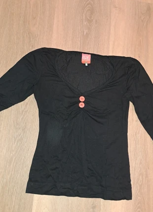 Shirt met rode knopen, marca: Zoë Loveborn, estado: Nuevo sin etiquetas, tamaño: M / 38 / 10, 2,00 €, 2,80 € Protección al comprador incluida