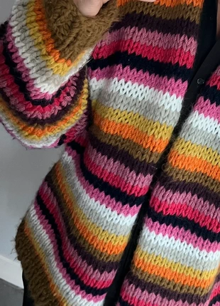 Veste laine colorée Fait main, brand: Fait Main, condition: Very good, size: M / 38 / 10, €20.00, €21.70 includes Buyer Protection