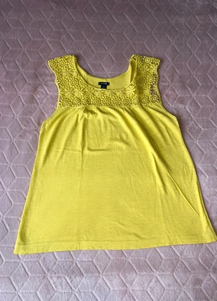 Débardeur jaune fille kiabi 10 ans ans pour l’été, marca: Kiabi, estado: Muito bom, tamanho: 10 anos / 140 cm, €2.00, €2.80 inclui Proteção do Comprador