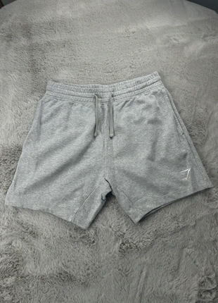 Short en coton GymShark gris clair M, marca: Gymshark, estado: Muito bom, tamanho: M, €25.00, €26.95 inclui Proteção do Comprador Pro