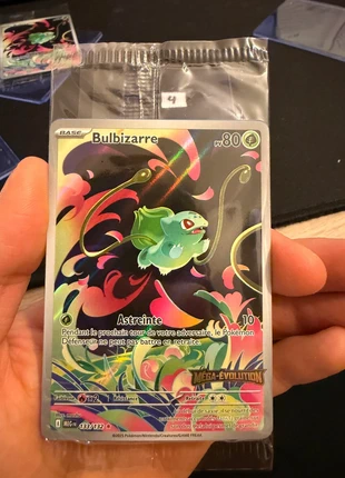Pokémon M01 mega évolution Bulbizarre 133/132 stamp promo, merk: Pokémon, staat: Nieuw met prijskaartje, € 110,00, € 116,20 inclusief Kopersbescherming