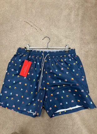Short de bain Façonnable iconique bleu marine motif JO homme M neuf, marke: Façonnable, zustand: Neu, mit Etikett, größe: M, 77,00 €, 81,55 € beinhaltet Vinted-Käuferschutz Pro