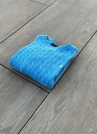 Polo Ralph Lauren Light Blue Cable-Knit Sweater | sky blue logo, marca: Ralph Lauren, estado: Muito bom, tamanho: S / 36 / 8, €44.90, €47.85 inclui Proteção do Comprador
