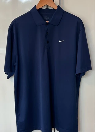 Nike Navy Dri-Fit Golf Polo, brand: Nike, condition: Very good, size: XL, £21.10, £22.86 includes Buyer Protection Pro