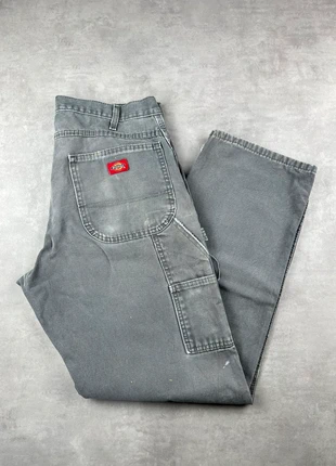 Pantalon dickies single knee workwear baggy gris sunfaded vintage - Taille 33x32, brand: Dickies, condition: Very good, size: W33, €25.00, €26.95 includes Buyer Protection Pro