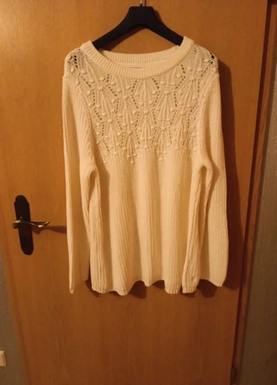 Off White Pulli Gr.48/50 hoher BW Anteil bcp, marque: Bonprix, état: Neuf sans étiquette, taille: 4XL / 48 / 20, 7,00 €, 8,05 € Protection acheteurs incluse