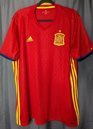 Adidas - Spain - 2016/17 - Red - Home - Mens - Shirt - XL VGC, brand: Spain National Football Team, condition: Very good, size: XL, £35.99, £38.49 includes Buyer Protection