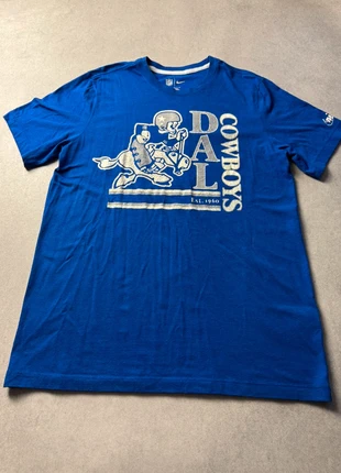 T shirt imprimé crewneck Nike bleu – Taille L (Unisexe), marca: Nike, estado: Muy bueno, tamaño: L, 11,00 €, 12,25 € Protección al comprador Pro incluida