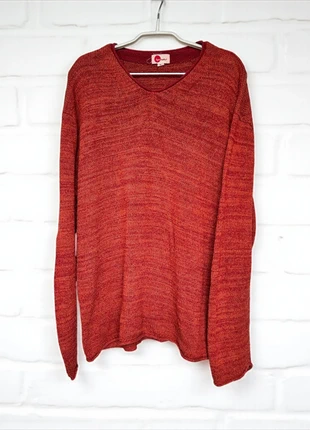 Hessnatur Trui Maat XL Oranje Rood Gebreid Unisex, merk: Hessnatur, staat: Heel goed, maat: XL / 42 / 14, € 30,00, € 32,20 inclusief Kopersbescherming Pro