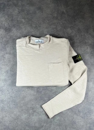 Pull en laine stone island pocket vintage blanc M, brand: Stone Island, condition: Very good, size: M, €109.00, €115.15 includes Buyer Protection Pro