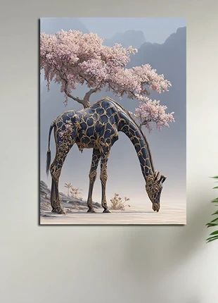 Cadre métallique 30×42 cm - Fixation magnétique - girafe, brand: Art, condition: Very good, €29.00, €31.15 includes Buyer Protection Pro