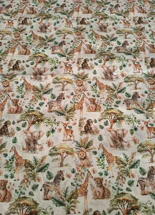 Coupon animaux de la savane, marque: TISSU, état: Très bon état, 10,00 €, 11,20 € Protection acheteurs (Pro) incluse