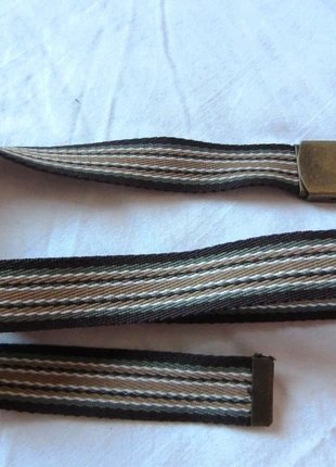 Neuf - ceinture sangle réglable marron, kaki et beige femme T. 90, estado: Nuevo sin etiquetas, tamaño: 90 cm, 6,00 €, 7,00 € Protección al comprador incluida