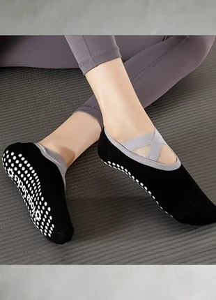 Chaussettes de yoga antidérapantes / 1 paire (possibilité plusieurs sur demande), condizioni: Nuovo con cartellino, €2.50, €3.33 include la Protezione acquisti