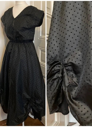 Robe de soirée noire années 80 style 1950 vintage 1980 party dress does 1950 style mad men, marke: Vintage, zustand: Sehr gut, größe: S / 36 / 8, 35,00 €, 37,45 € beinhaltet Vinted-Käuferschutz Pro