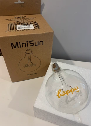 💡 MiniSun “Happy”  Bulb 💛, brand: NO LABEL, condition: New with tags, £7.00, £8.05 includes Buyer Protection