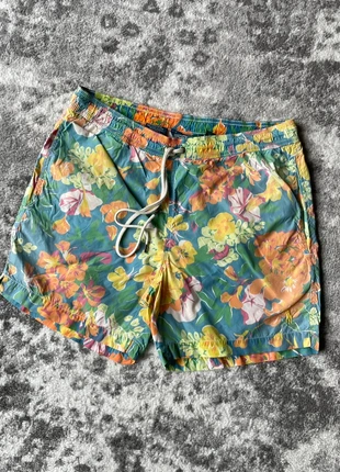 Short de bain Ralph Lauren vintage fleur Summer plage jaune vert m, marke: Ralph Lauren, zustand: Sehr gut, größe: M, 25,00 €, 26,95 € beinhaltet Vinted-Käuferschutz Pro