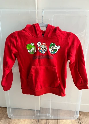 Sweat-shirt à capuche super Mario - garçon 6 ans, marque: Super Mario, état: Très bon état, taille: 6 ans / 116 cm, 2,00 €, 2,80 € Protection acheteurs incluse