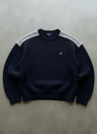 Pull de Marque Nautica Vintage 90s Hoodie Col Rond USA Old School Rare Y2K, brand: Nautica, condizioni: Ottime, taglia: XL, €14.90, €16.35 include la Protezione acquisti Pro