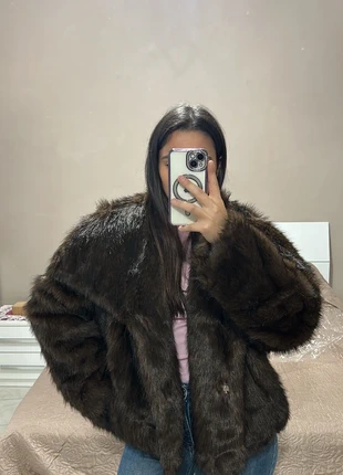 Ecopelliccia marrone trendy, zustand: Neu, größe: Einheitsgröße, 60,00 €, 63,70 € inklusive Vinted-Käuferschutz