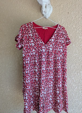 Robe courte à motifs rouges style bohème GOA, marca: Goa, estado: Muy bueno, tamaño: S / 36 / 8, 19,99 €, 21,69 € Protección al comprador incluida