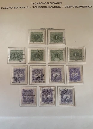 Vintage Czechoslovakia postage stamps., état: Bon état, 2,50 €, 3,33 € Protection acheteurs incluse