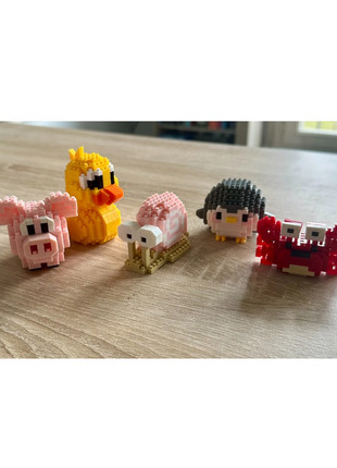 Blocs de construction / lego animaux : cochon, canard, pingouin, escargot, crabe, marke: Shein, zustand: Sehr gut, größe: Einheitsgröße, 6,00 €, 7,00 € inklusive Vinted-Käuferschutz