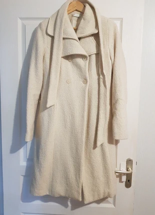 Manteau laine crème, marke: Promod, zustand: Neu, größe: L / 40 / 12, 10,00 €, 11,20 € inklusive Vinted-Käuferschutz