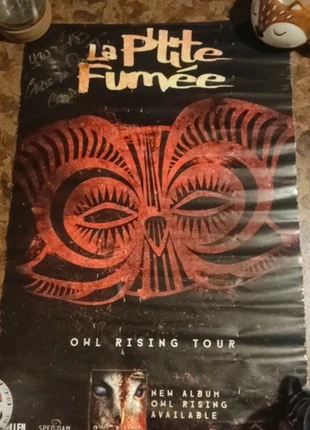 Affiche La P'tite Fumée - owl rising, brand: La P'tite Fumée, condition: Good, €5.00, €5.95 includes Buyer Protection