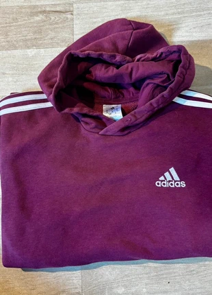 Sweat à capuche adidas Bordeaux taille M, marque: adidas, état: Bon état, taille: M, 14,50 €, 15,93 € Protection acheteurs incluse
