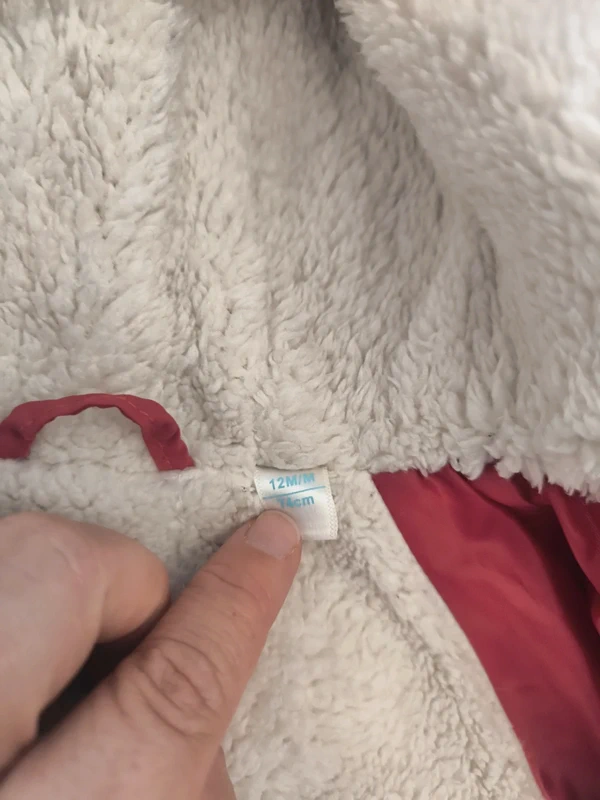 Manteau doudoune épaisse intérieur sherpa garçon 12 mois obaibi - photo numéro 11