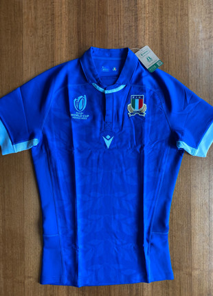 Maillot Italia Rugby Maglia, marque: Macron, état: Neuf avec étiquette, taille: XXL, 100,00 €, 105,70 € Protection acheteurs incluse