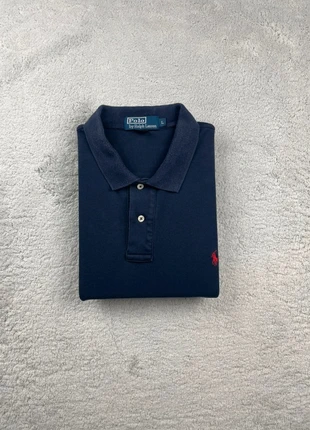 Polo manche courte - Polo Ralph Lauren - Couleur Bleu Marine logo brodé Rouge - Taille L Homme, marca: Polo Ralph Lauren, estado: Muito bom, tamanho: L, €19.90, €21.60 inclui Proteção do Comprador
