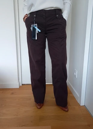 pantalon femme marron jambes larges MEXX neuf avec étiquette taille 36 - S - 1, merk: Mexx, staat: Nieuw met prijskaartje, maat: S / 36 / 8, € 49,90, € 53,10 inclusief Kopersbescherming